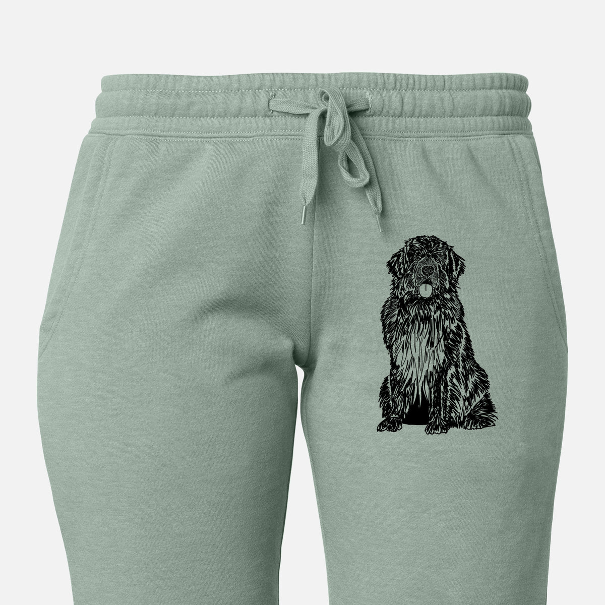 Doodled Newfoundland - Women&#39;s Cali Wave Joggers