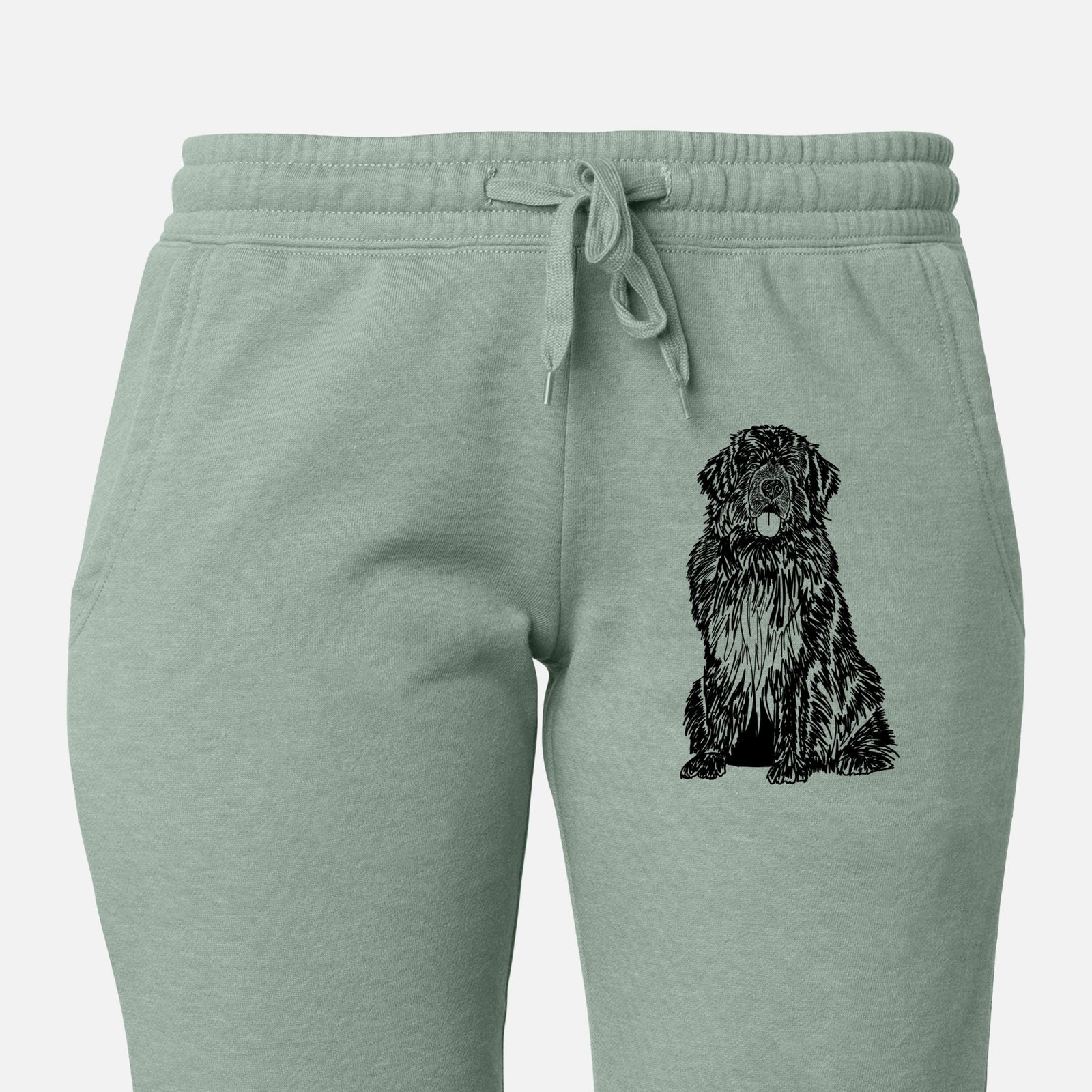 Doodled Newfoundland - Women's Cali Wave Joggers