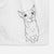 Doodled Nico Suave the Chihuahua Mix Decorative Hand Towel