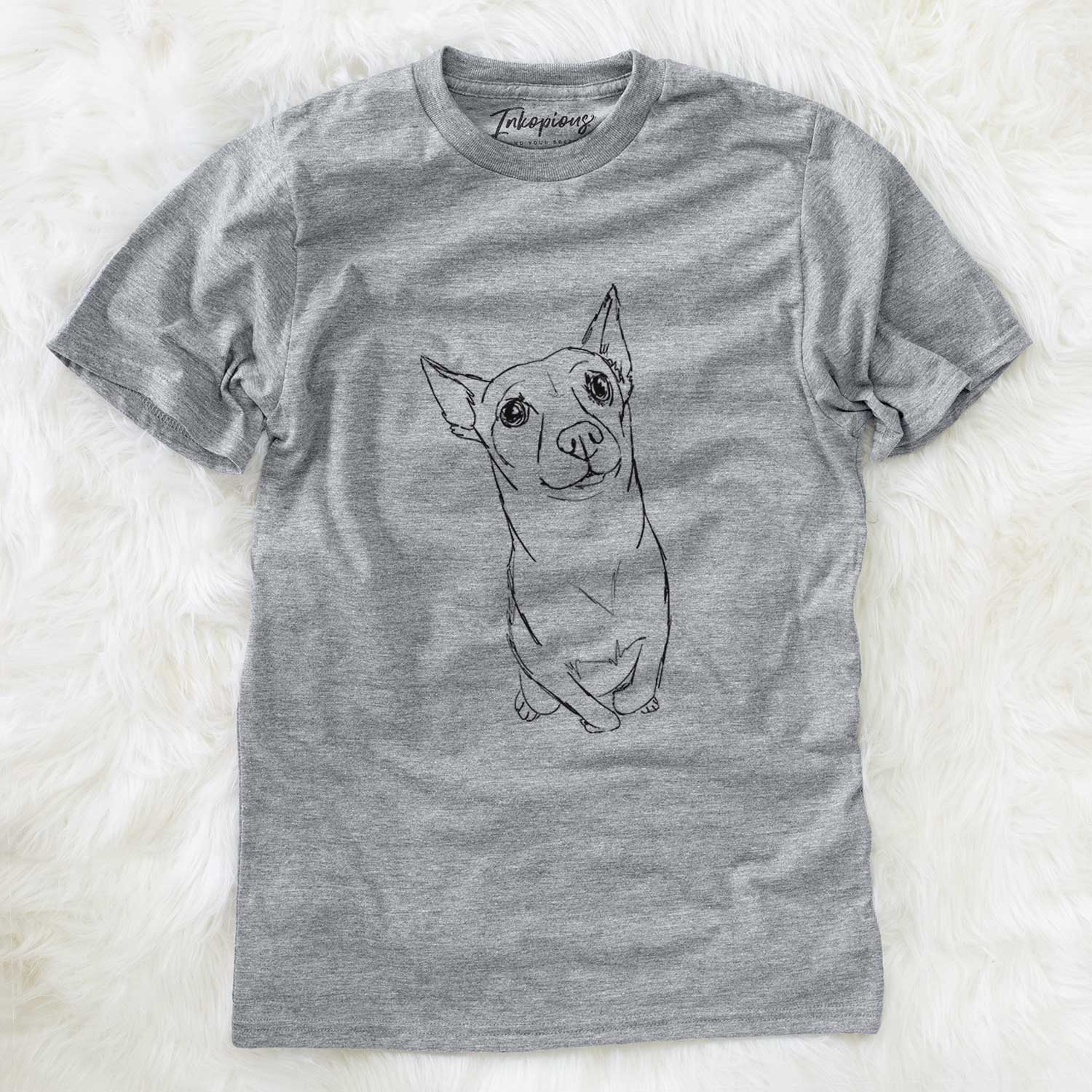 Doodled Nico Suave the Chihuahua Mix - Unisex Crewneck