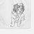 Doodled Nika the Clumber Spaniel Decorative Hand Towel