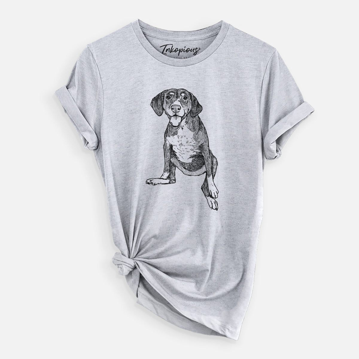 Doodled Nova the German Shorthaired Pointer Setter Mix - Unisex Crewneck