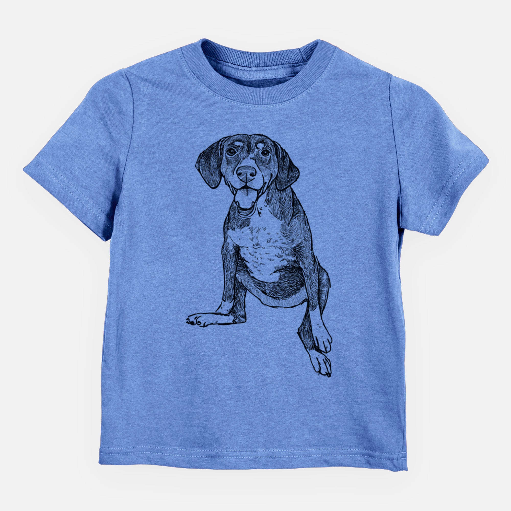 Doodled Nova the German Shorthaired Pointer Setter Mix - Kids/Youth/Toddler Shirt