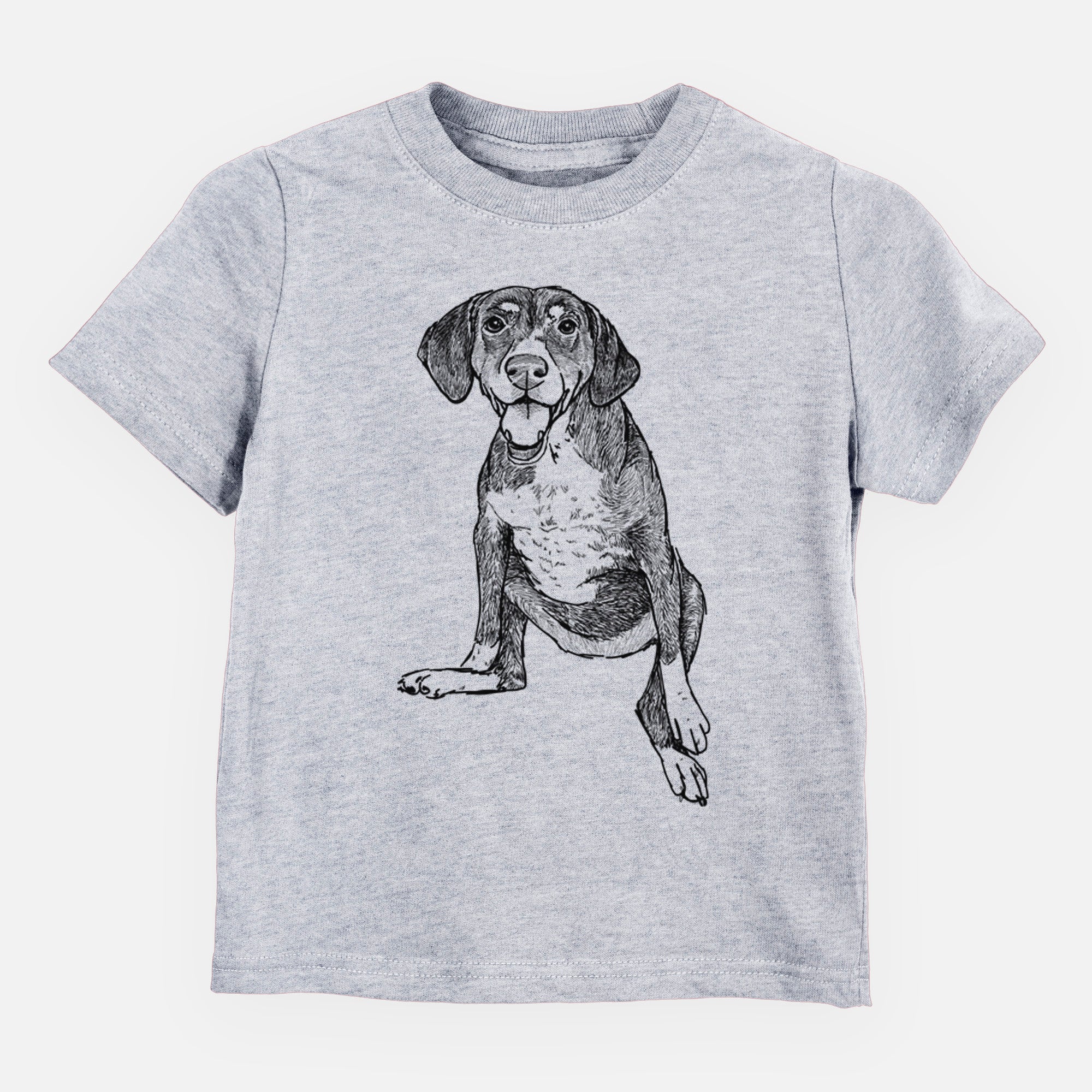 Doodled Nova the German Shorthaired Pointer Setter Mix - Kids/Youth/Toddler Shirt