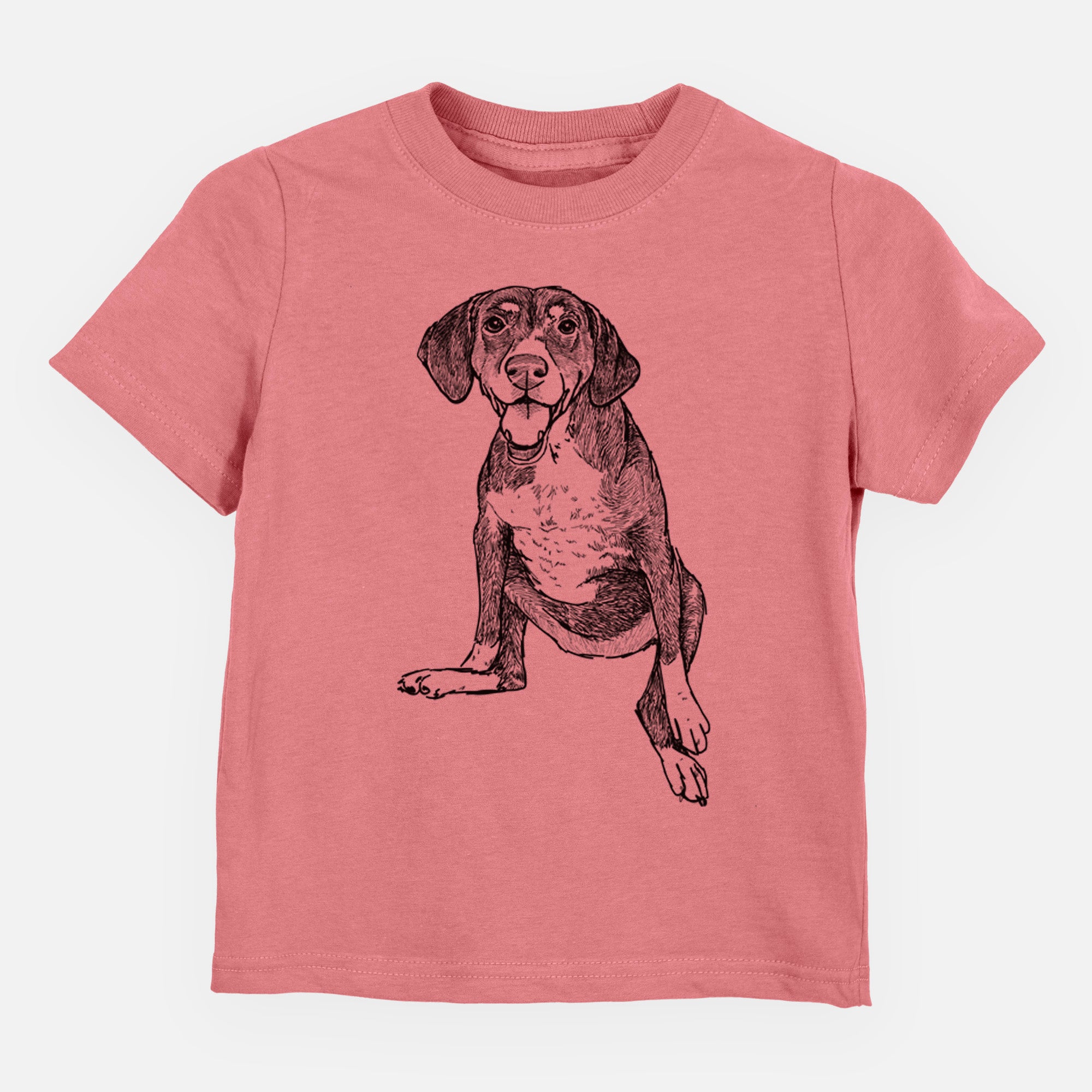 Doodled Nova the German Shorthaired Pointer Setter Mix - Kids/Youth/Toddler Shirt