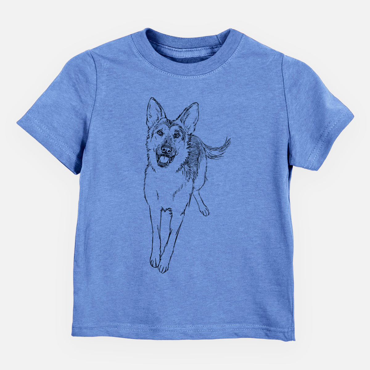 Doodled Odie the German Shepherd - Kids/Youth/Toddler Shirt