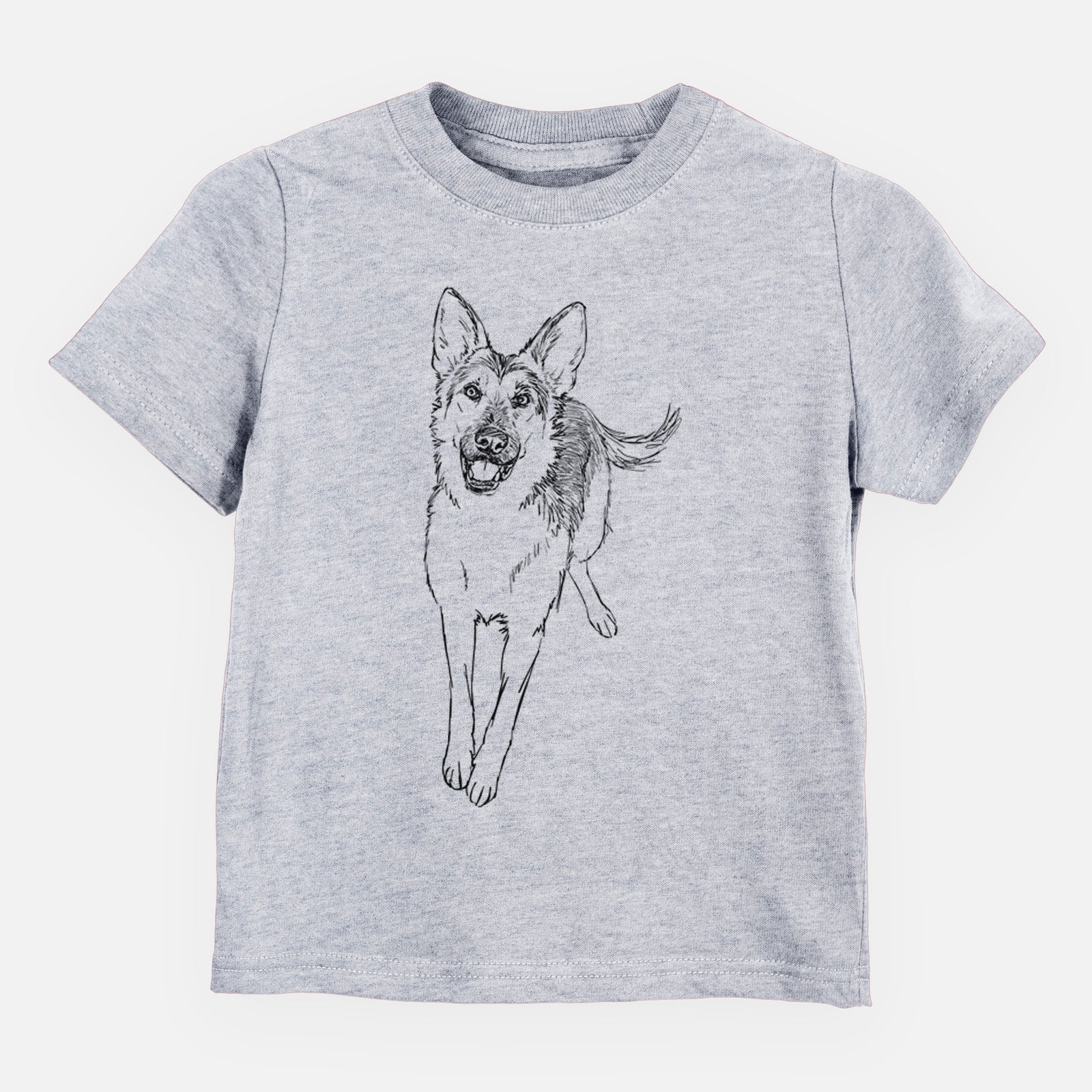 Doodled Odie the German Shepherd - Kids/Youth/Toddler Shirt