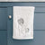 Doodled Oliver the Labradoodle Decorative Hand Towel