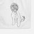 Doodled Oliver the Labradoodle Decorative Hand Towel