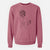 Doodled Oliver the Labradoodle - Unisex Pigment Dyed Crew Sweatshirt