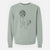 Doodled Oliver the Labradoodle - Unisex Pigment Dyed Crew Sweatshirt