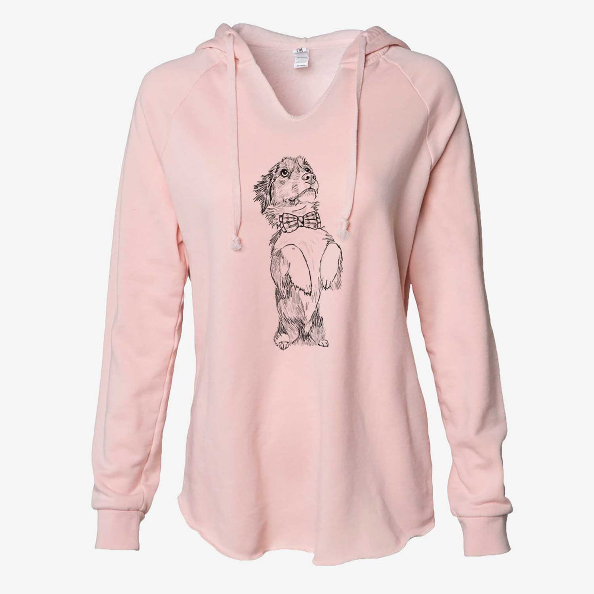 Doodled Oliver the Mixed Breed - Cali Wave Hooded Sweatshirt