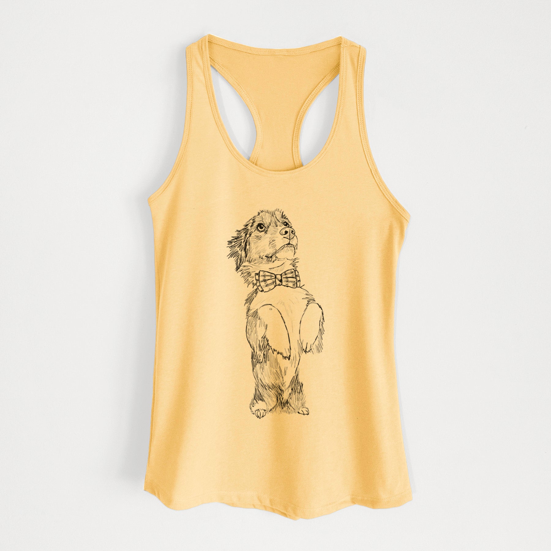 Doodled Oliver the Mixed Breed - Women's Racerback Tanktop