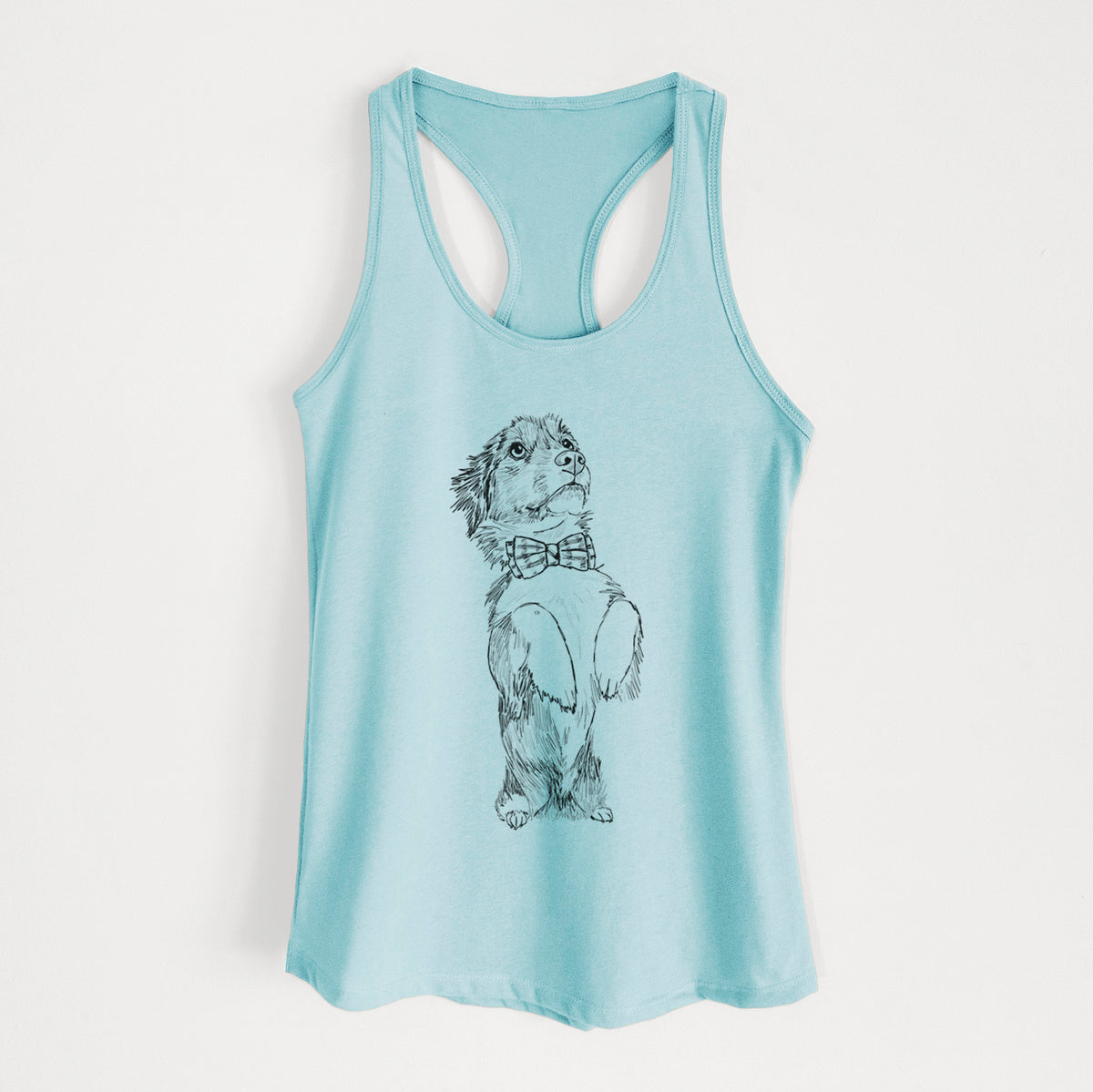 Doodled Oliver the Mixed Breed - Women&#39;s Racerback Tanktop