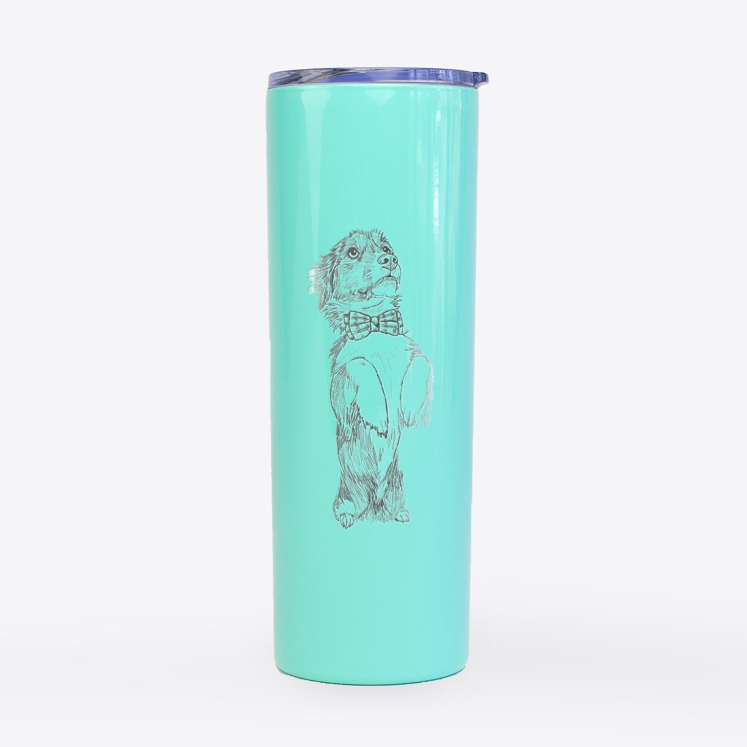 Doodled Oliver the Mixed Breed - 20oz Skinny Tumbler