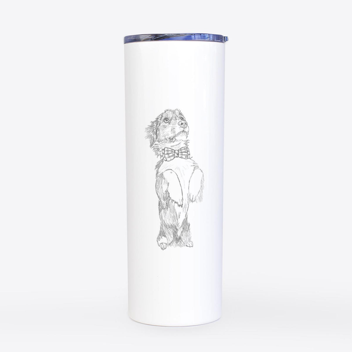 Doodled Oliver the Mixed Breed - 20oz Skinny Tumbler