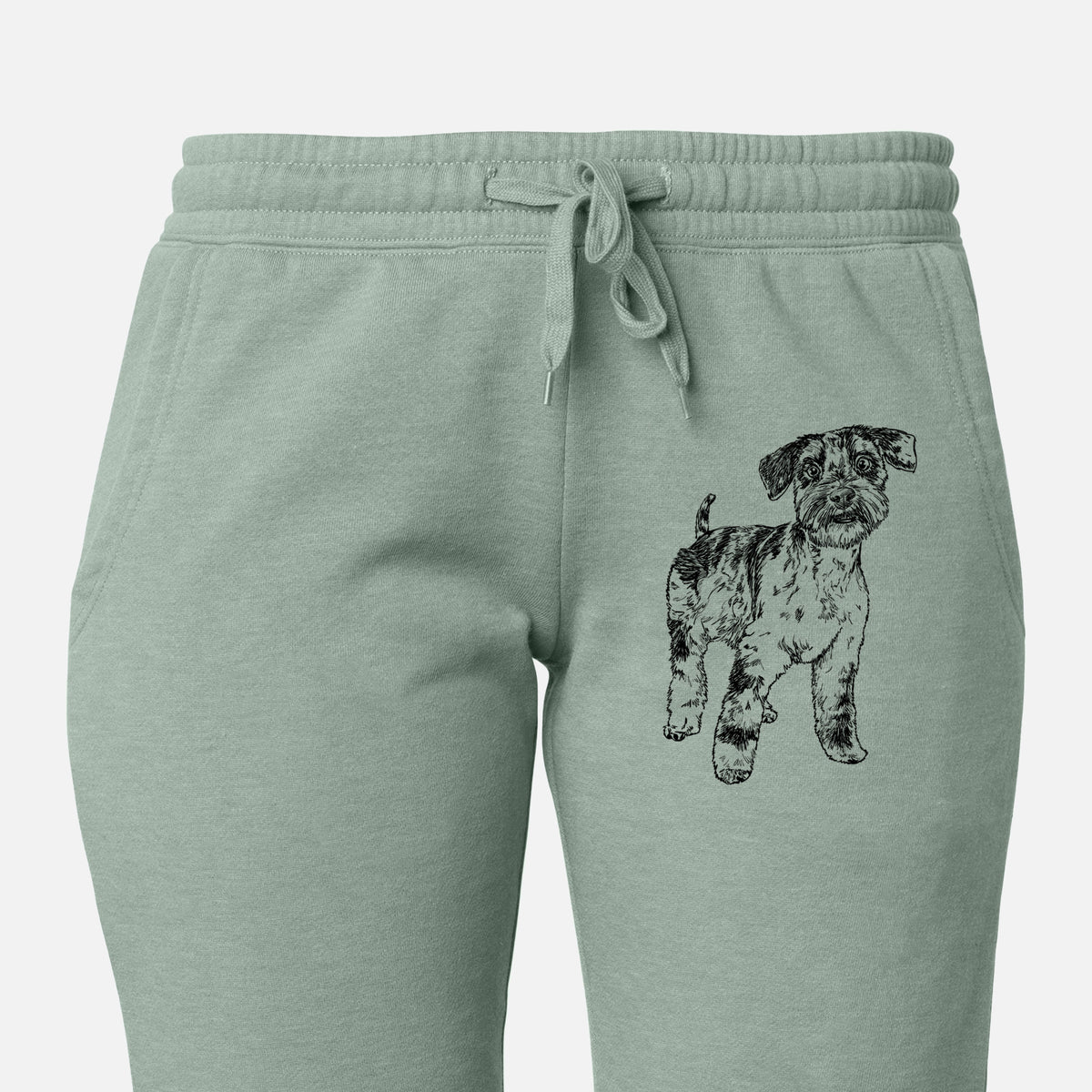 Doodled Oliver the Blue Merle Mini Schnauzer - Women&#39;s Cali Wave Joggers