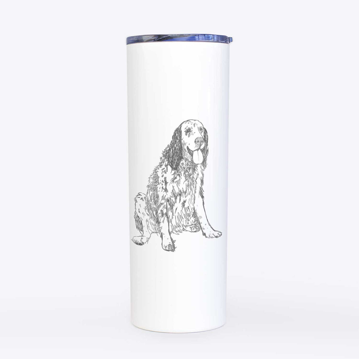 Doodled Otis the English Setter - 20oz Skinny Tumbler