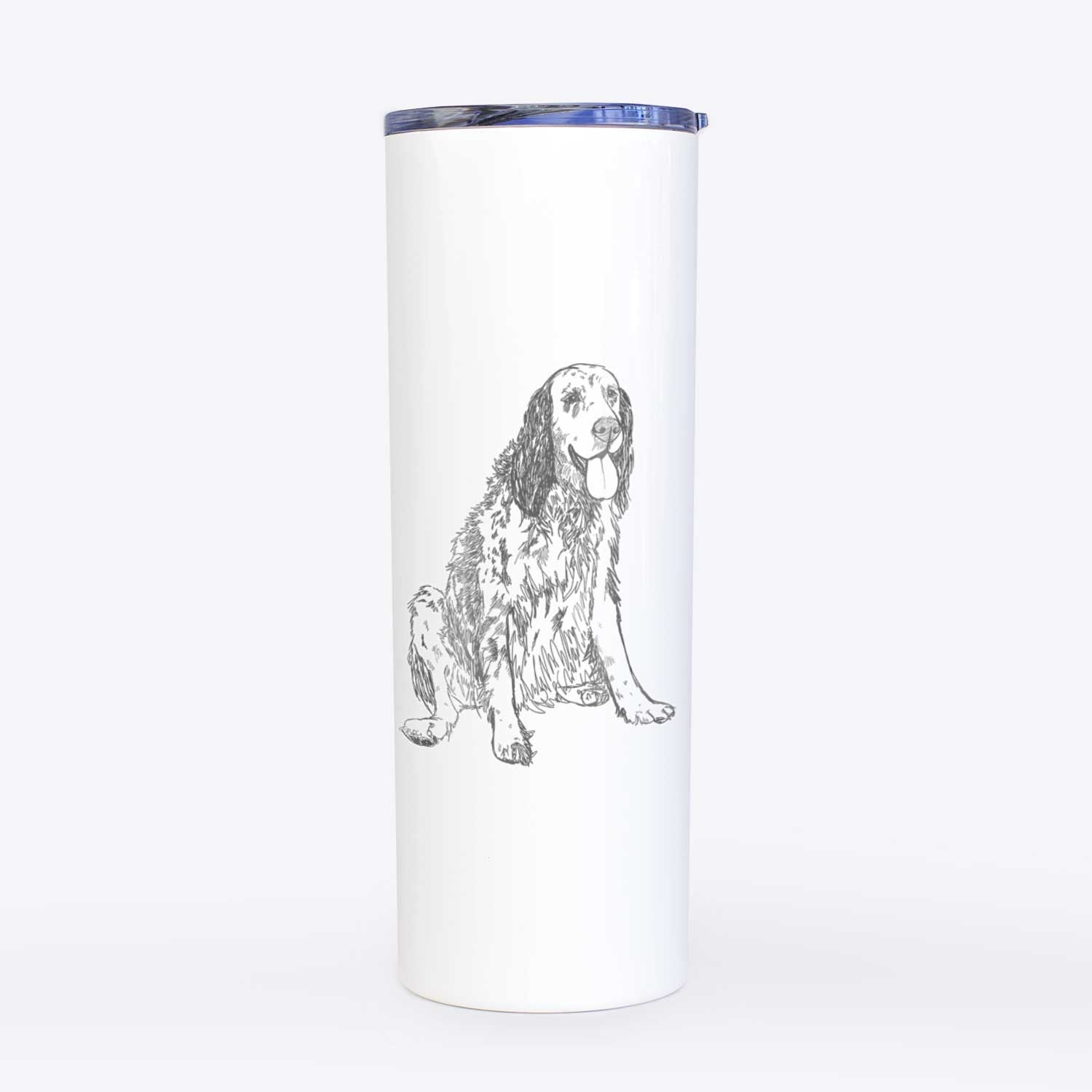 Doodled Otis the English Setter - 20oz Skinny Tumbler