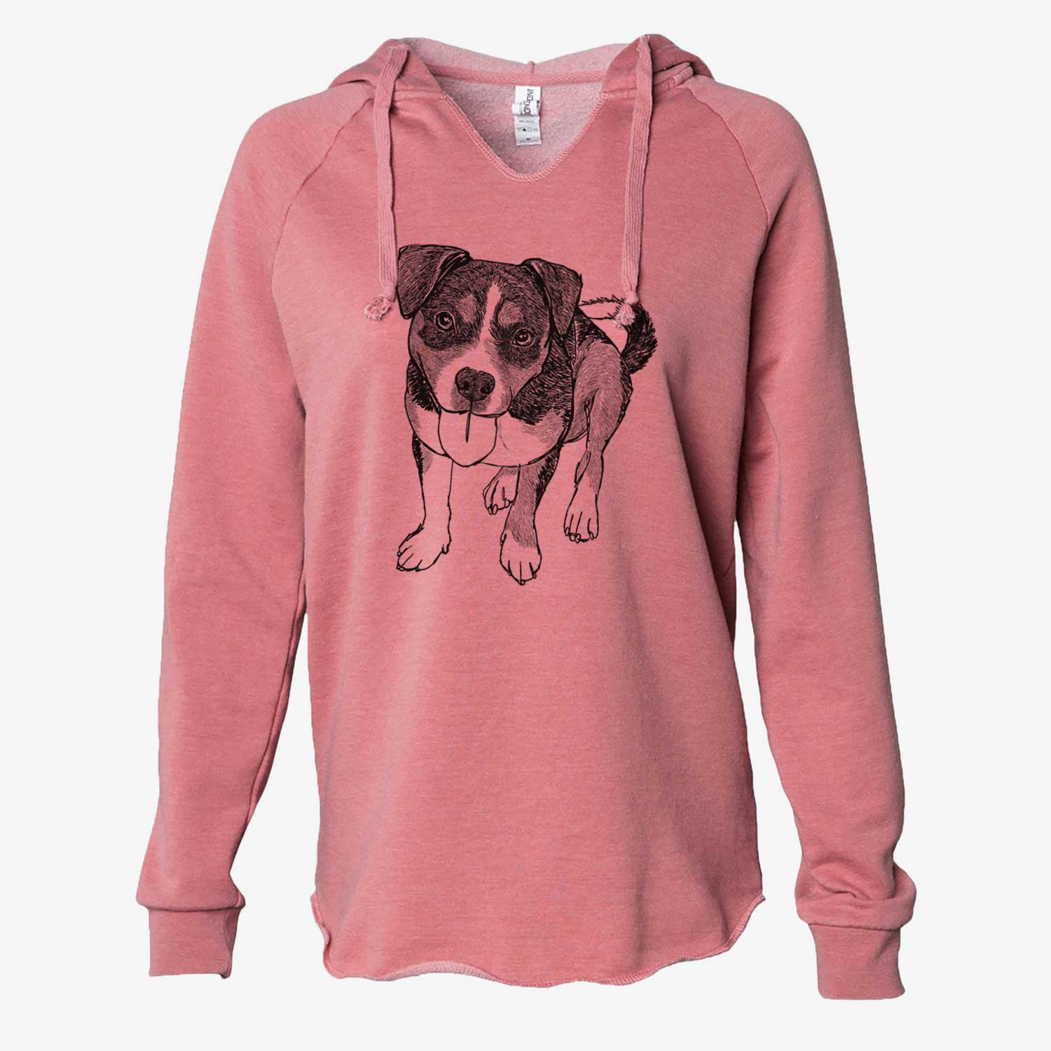 Doodled Paisley the Mixed Breed - Cali Wave Hooded Sweatshirt