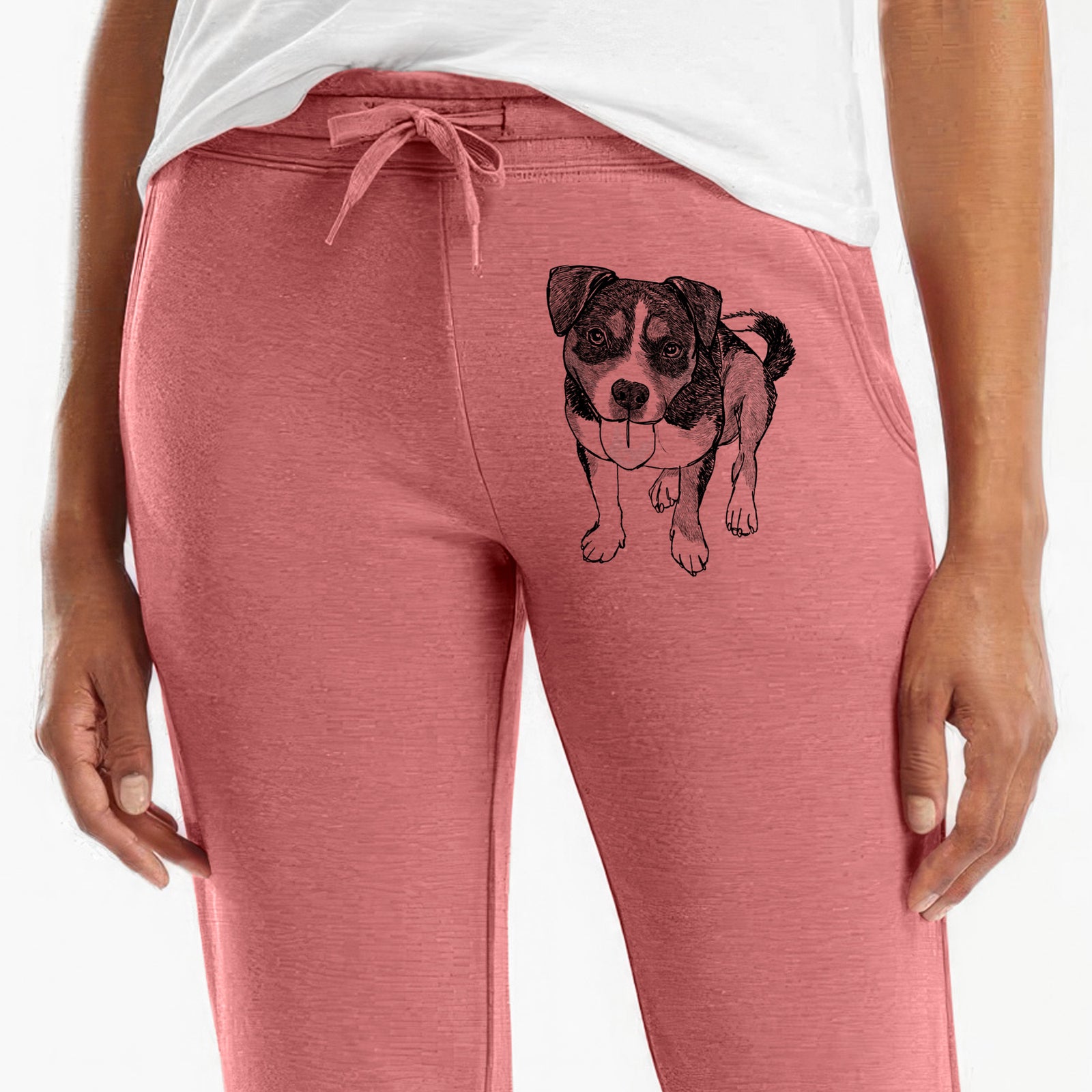 Doodled Paisley the Mixed Breed - Women's Cali Wave Joggers