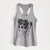 Doodled Paisley the Mixed Breed - Women's Racerback Tanktop