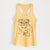 Doodled Penny the English Bulldog - Women's Racerback Tanktop