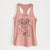 Doodled Penny the English Bulldog - Women's Racerback Tanktop