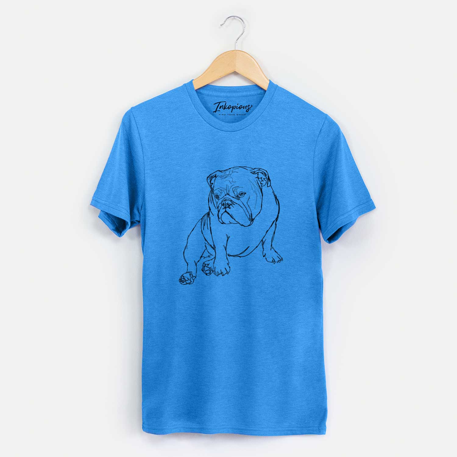 Doodled Penny the English Bulldog - Unisex Crewneck