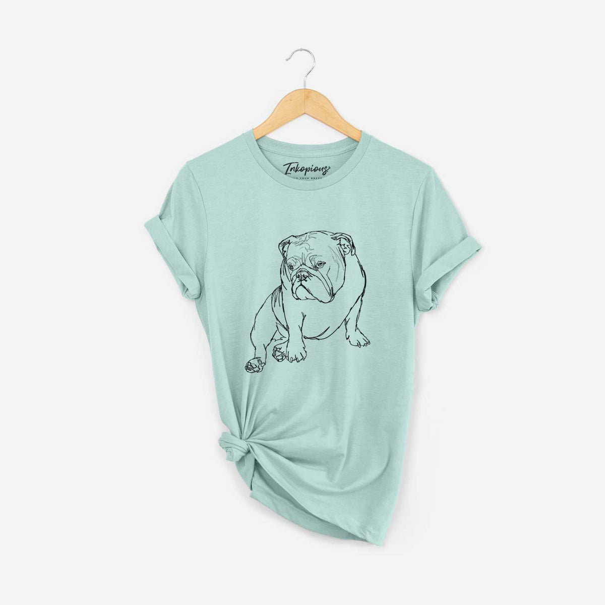 Doodled Penny the English Bulldog - Unisex Crewneck