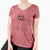 Doodled Penny Lane the Cavapoo - Women's V-neck Shirt