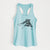 Doodled Penny Lee the Mixed Breed - Women's Racerback Tanktop