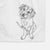 Doodled Penny the Mixed Breed Decorative Hand Towel