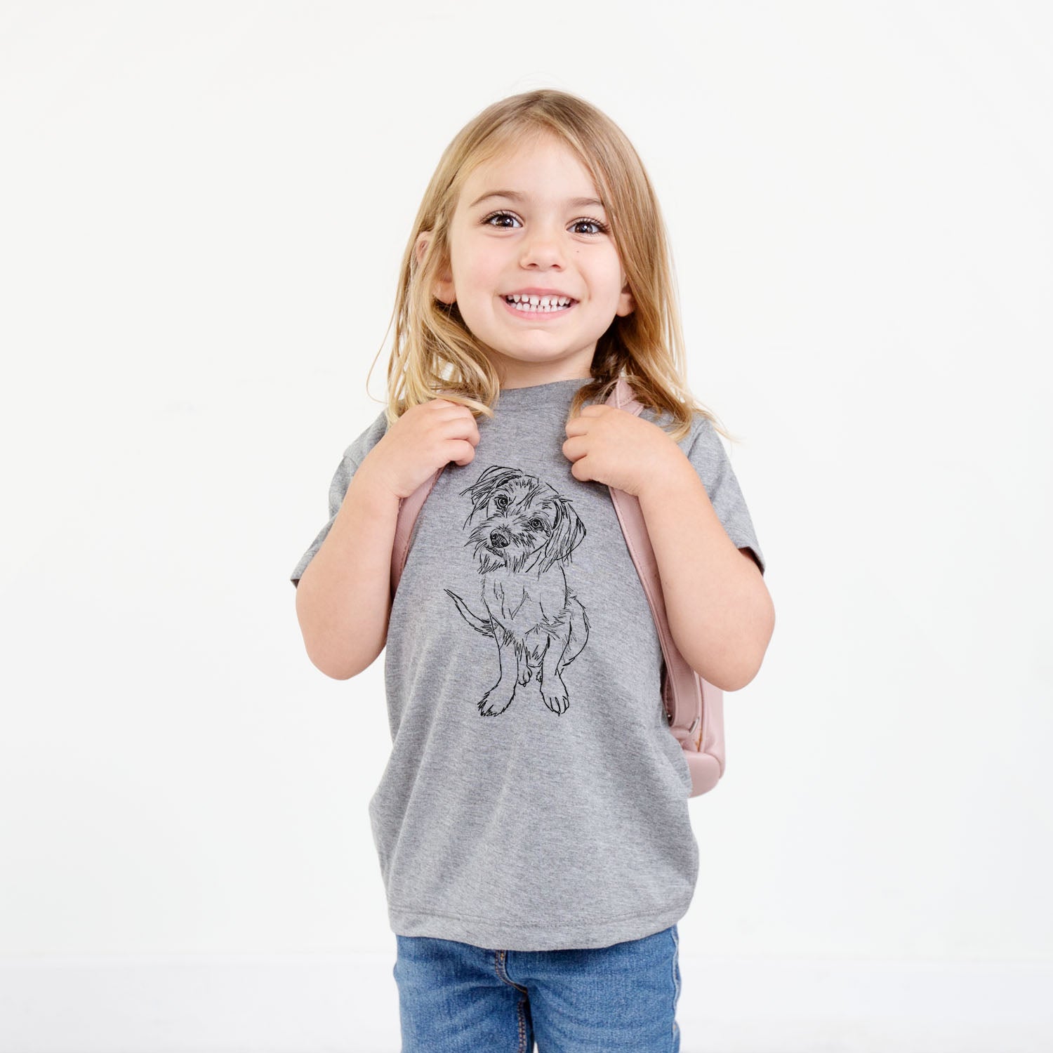 Doodled Penny the Mixed Breed - Kids/Youth/Toddler Shirt