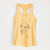 Doodled Peyton the Pitbull - Women's Racerback Tanktop