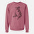 Doodled Phoebe the English Bulldog - Unisex Pigment Dyed Crew Sweatshirt