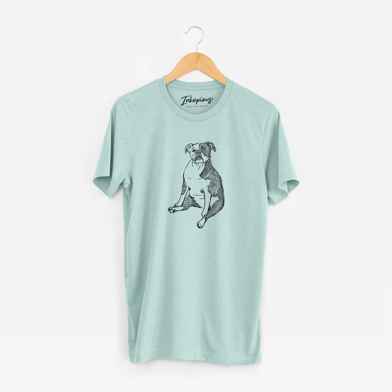 Doodled Phoebe the English Bulldog - Unisex Crewneck