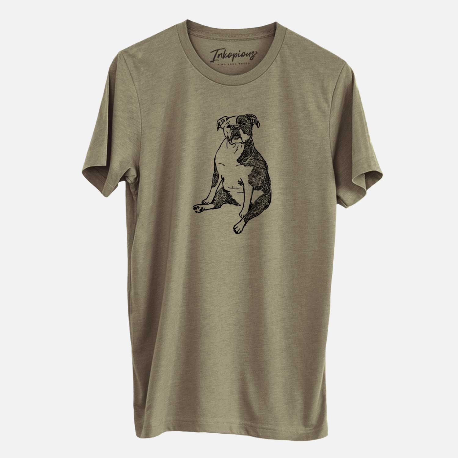 Doodled Phoebe the English Bulldog - Unisex Crewneck