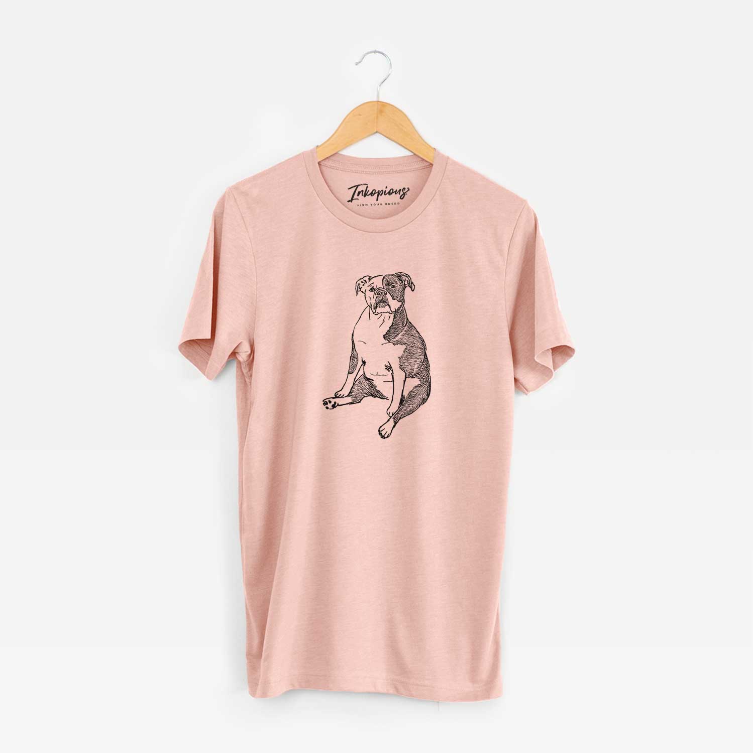 Doodled Phoebe the English Bulldog - Unisex Crewneck