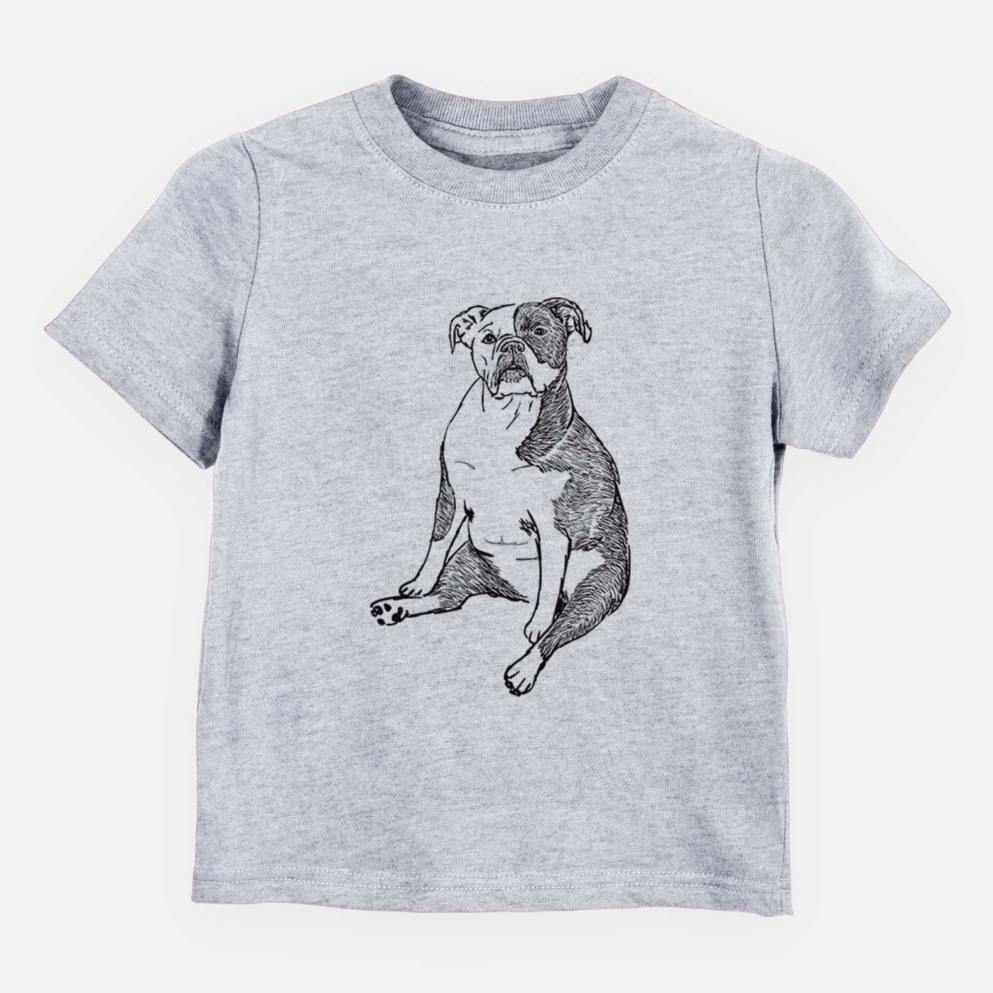 Doodled Phoebe the English Bulldog - Kids/Youth/Toddler Shirt