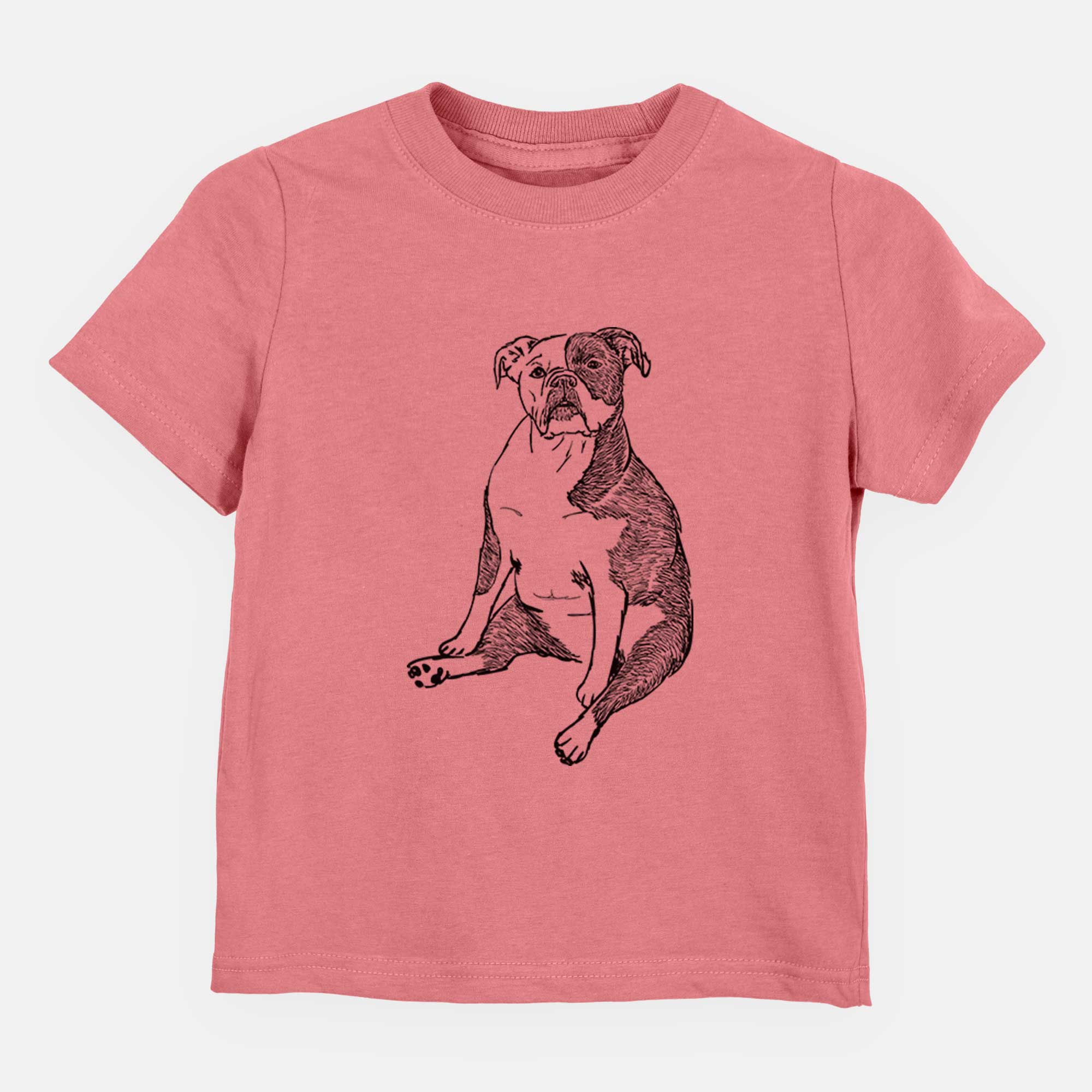 Doodled Phoebe the English Bulldog - Kids/Youth/Toddler Shirt