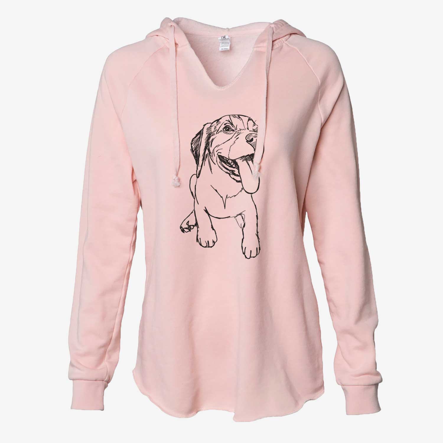 Doodled Piper the Beagle Puppy - Cali Wave Hooded Sweatshirt