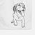 Doodled Piper the Beagle Puppy Decorative Hand Towel