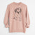 Doodled Piper the Beagle Puppy - Unisex Pigment Dyed Crew Sweatshirt