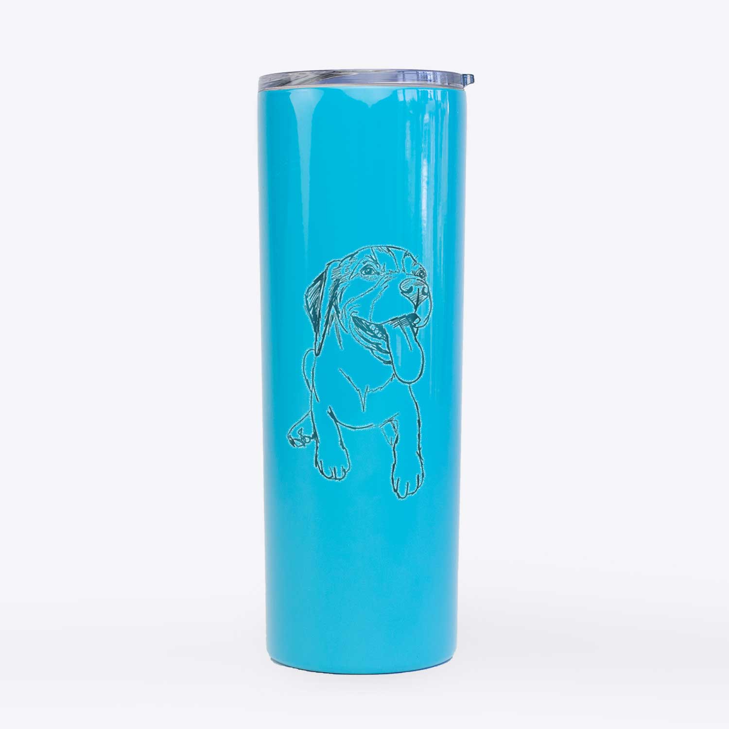 Doodled Piper the Beagle Puppy - 20oz Skinny Tumbler