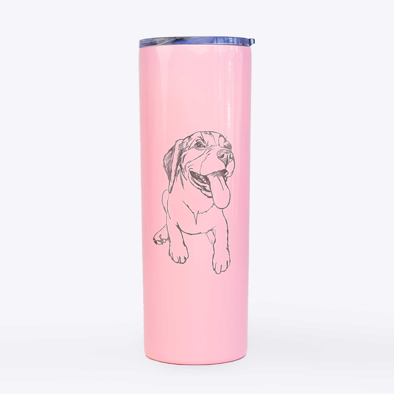 Doodled Piper the Beagle Puppy - 20oz Skinny Tumbler