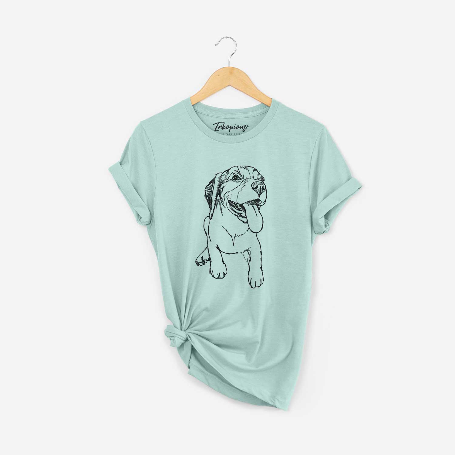 Doodled Piper the Beagle Puppy - Unisex Crewneck