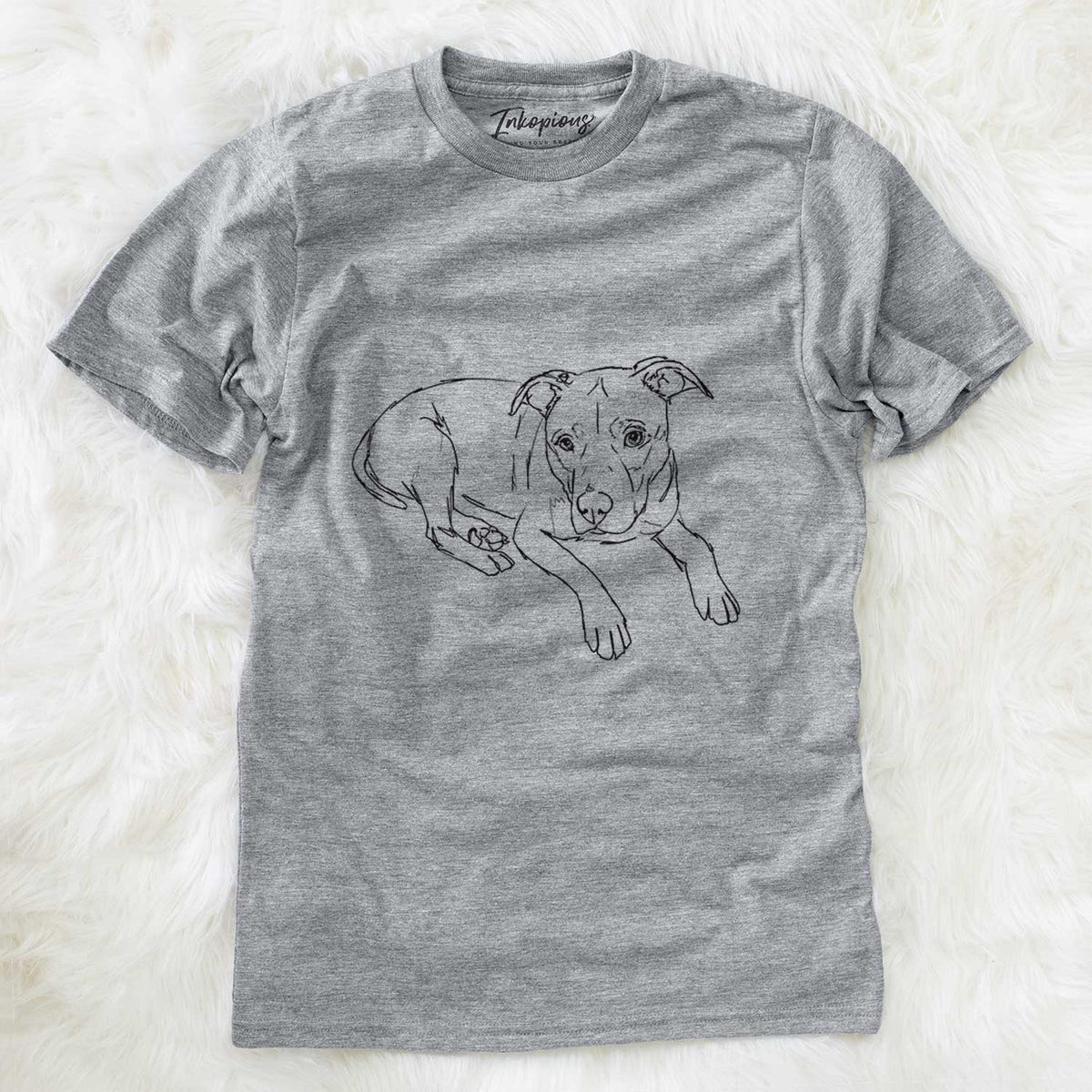 Doodled Pogo the Pitbull - Unisex Crewneck