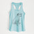 Doodled Poochie the Mixed Breed - Women's Racerback Tanktop