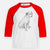 Doodled Poochie the Mixed Breed - Youth 3/4 Long Sleeve